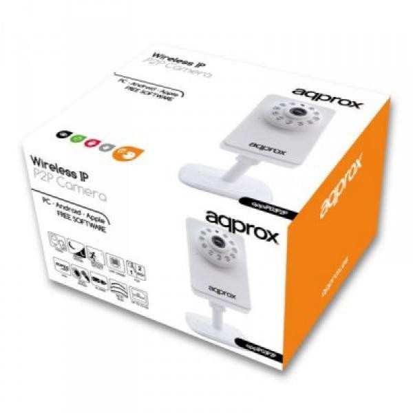 Câmera IP WiFi APPIP03P2P aprox. VGA Ir P2P mSD, apenas 99.17 EUR. Frete GRÁTIS 24/48H. ¡Compra o JA!