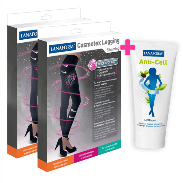 Leggings Lanaform Tripla Ação - Pacote 2 + Gel Anticelulite, apenas 72.90 EUR. Frete GRÁTIS 24/48H. ¡Compra o JA!