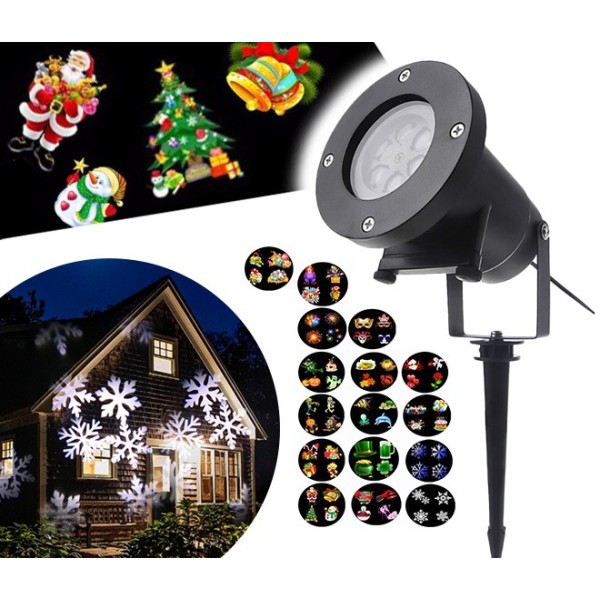 PROJETOR DE LED COM MOTIVOS DE NATAL