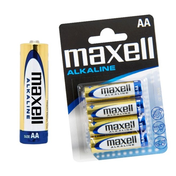 BATERIAS ALCALINA MAXELL AA, apenas 2.75 EUR. Frete GRÁTIS 24/48H. ¡Compra o JA!