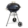 Barbacoa de Carbón con Tapa y Ruedas Algon Negro (ø 45 cm), apenas 54.54 EUR. Frete GRÁTIS 24/48H. ¡Compra o JA!