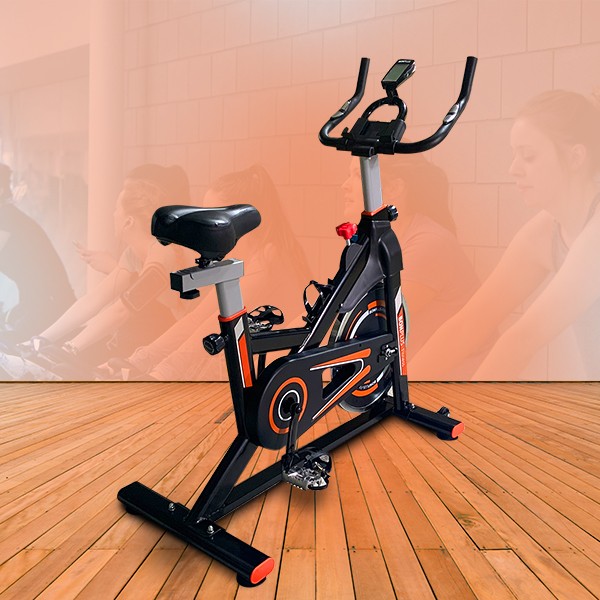 BICICLETA ESTÁTICA SPINNING INDOOR COM VISOR LCD, apenas 189.00 EUR. Frete  GRÁTIS 24/48H. ¡Compra o JA!