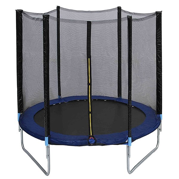 TRAMPOLINO COM MALHA DE PROTEÇÃO CONTRA QUEDAS 180 CM