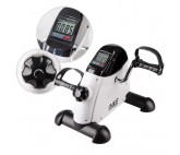 Pedal de mini bike com resistência ajustável + contador digital para braços / pernas