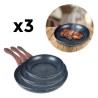 CONJUNTO DE 3 PANELA ANTI-ADERENTE, apenas 28.90 EUR. Frete GRÁTIS 24/48H. ¡Compra o JA!