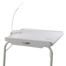 MESA LATERAL DOBRÁVEL + LÂMPADA DE BRAÇADEIRA, apenas 29.90 EUR. Frete GRÁTIS 24/48H. ¡Compra o JA!