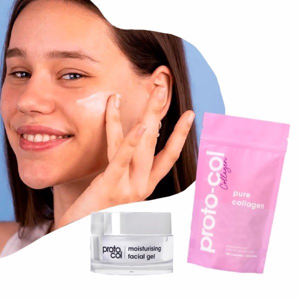 ? EMBALAGEM DE 120 CÁPSULAS + GEL FACIAL COLÁGENO PURO 50ML, anunciado na TV no Telelojadireto ao melhor preço