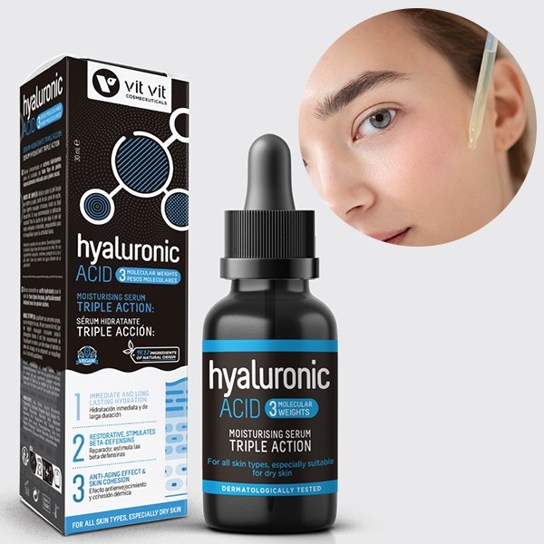 ? SÉRUM ÁCIDO HIALURÔNICO TRIPLO AÇÃO 30 ML