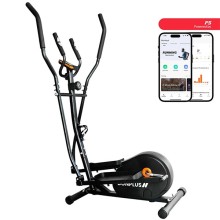 Bicicleta Elíptica Com App E 8 Níveis De Resistência + Pulsometry