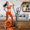 BICICLETA ELÍPTICA COM 8 NIVELES DE RESISTENCIA Y PULSÓMETRO