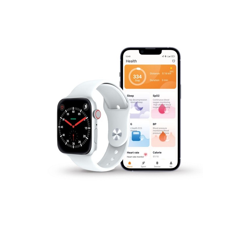 RELOJ INTELIGENTE SMARTWATCH, apenas 44.90 EUR. Frete GRÁTIS 24/48H. ¡Compra o JA!