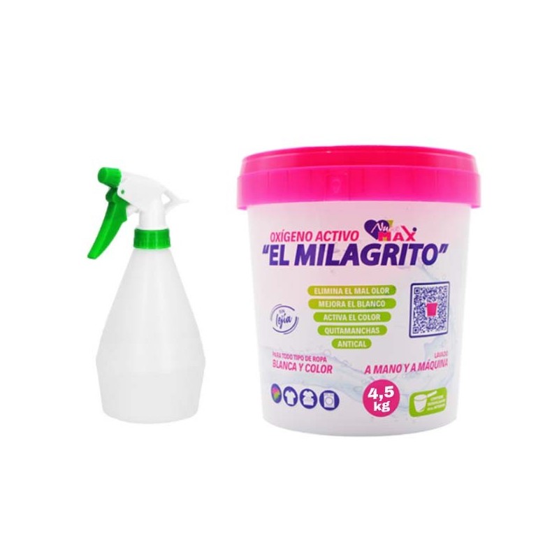 PACOTE DE DETERGENTE ACTION PLUS COM PULVERIZADOR 4,5 KG