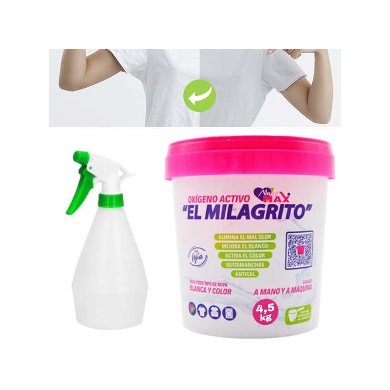 PACOTE DE DETERGENTE ACTION PLUS COM PULVERIZADOR 4,5 KG