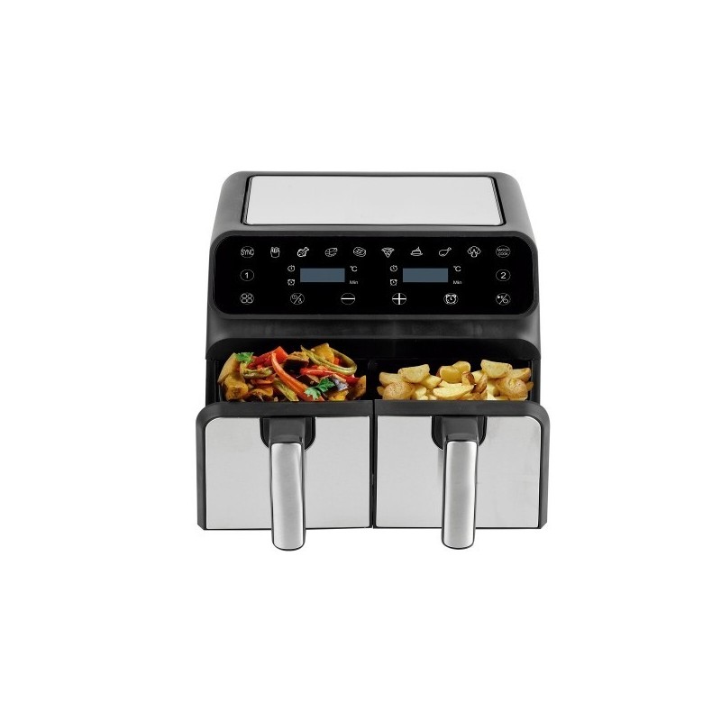 ? AIR FRYER COM GAVETA DUPLA 8 LITROS