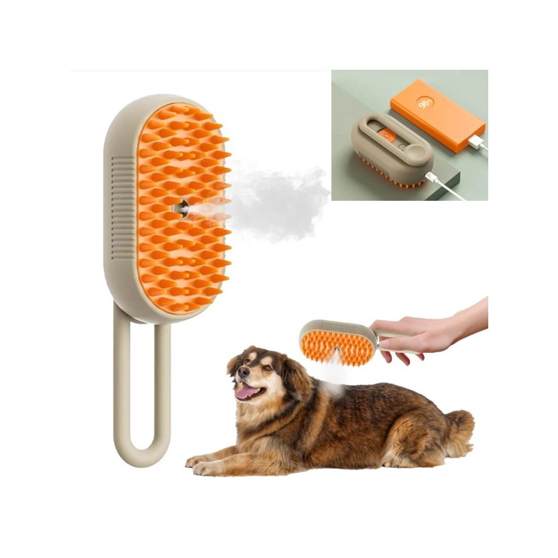 Escova A Vapor Para Mascotas, apenas 19.90 EUR. Frete GRÁTIS 24/48H. ¡Compra o JA!