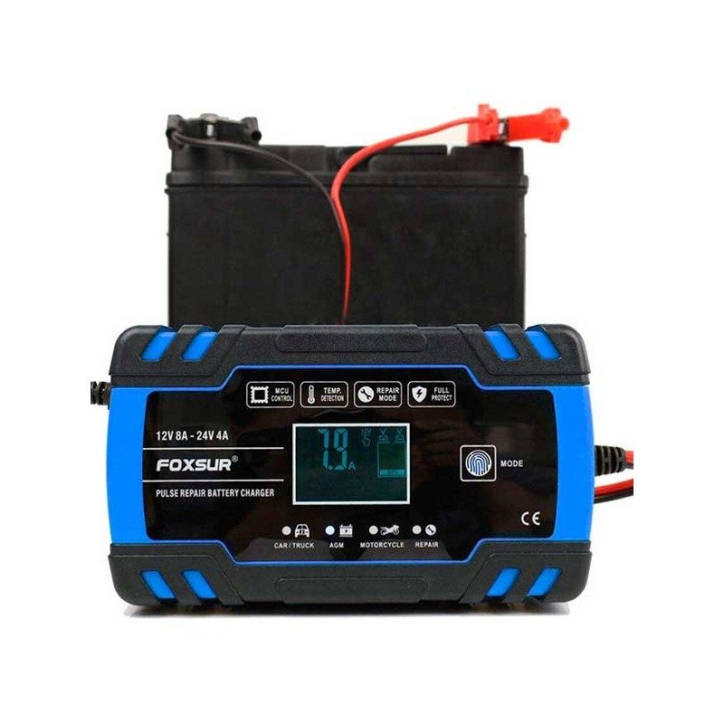 CARREGADOR AUTOMÁTICO DE 12V E 24V PARA CARRO COM FUNÇÃO DE REPARAÇÃO DE BATERIA, apenas 39.90 EUR. Frete GRÁTIS 24/48H. ¡Compra