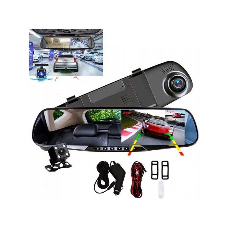 Câmera Retrovisor Dash Cam 1080P Frontal E Traseira, apenas 29.90 EUR. Frete GRÁTIS 24/48H. ¡Compra o JA!