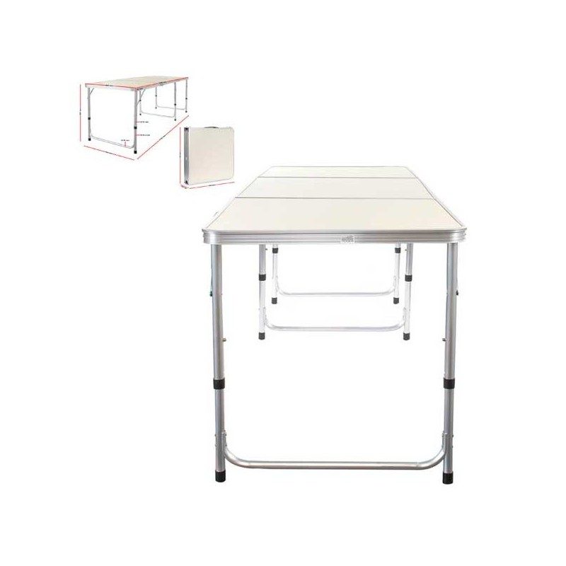 Mesa De Camping Plegável Com Quadro De Alumínio 180X60 Cm, apenas 69.90 EUR. Frete GRÁTIS 24/48H. ¡Compra o JA!