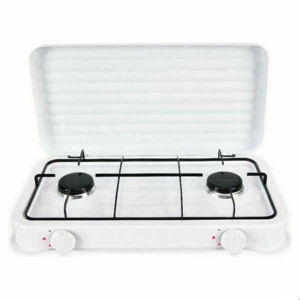 HORNILLO DE GAS DOBLE COM TAMPA BRANCA 4400 W 55 X 7 X 32 CM, apenas 54.90 EUR. Frete GRÁTIS 24/48H. ¡Compra o JA! HORNILLO DE GAS DOBLE COM TAMPA BRANCA 4400 W 55 X 7 X 32 CM, apenas 54.90 EUR. Frete GRÁTIS 24/48H. ¡Compra o JA!