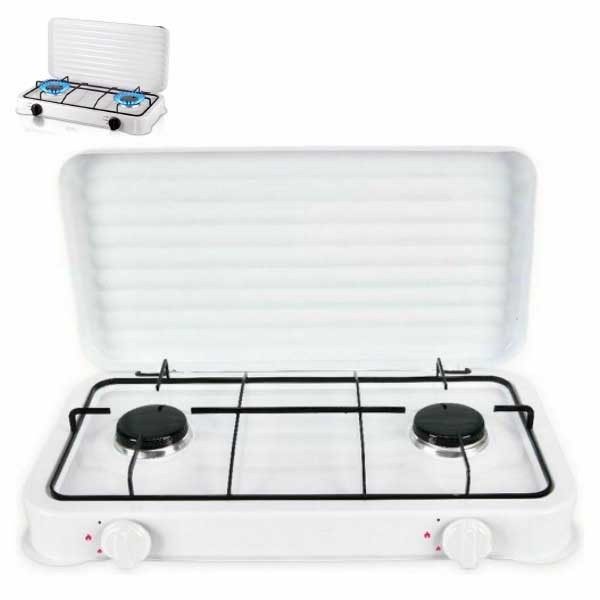HORNILLO DE GAS DOBLE COM TAMPA BRANCA 4400 W 55 X 7 X 32 CM, apenas 54.90 EUR. Frete GRÁTIS 24/48H. ¡Compra o JA! HORNILLO DE GAS DOBLE COM TAMPA BRANCA 4400 W 55 X 7 X 32 CM, apenas 54.90 EUR. Frete GRÁTIS 24/48H. ¡Compra o JA!