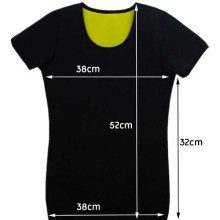 CAMISETA FITNESS DE NEOPRENO DE MARGA CORTA EFECTO SAUNA