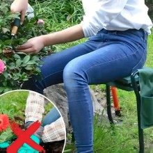 BANQUETA DE JARDIM FOLDÁVEL 3 EM 1 COM COMPARTIMENTOS PARA FERRAMENTAS, apenas 39.90 EUR. Frete GRÁTIS 24/48H. ¡Compra o JA!