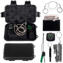 KIT DE SUPERVIVÊNCIA 7 EM 1 COM ESTOJO, apenas 24.90 EUR. Frete GRÁTIS 24/48H. ¡Compra o JA!