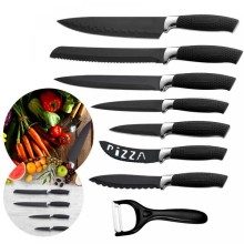 CONJUNTO DE 5 FACAS DE CHEF, AÇO INOXIDÁVEL,