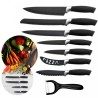 CONJUNTO DE 5 FACAS DE CHEF, AÇO INOXIDÁVEL, CONJUNTO DE 5 FACAS DE CHEF, AÇO INOXIDÁVEL,