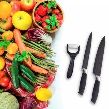 CONJUNTO DE 5 FACAS DE CHEF, AÇO INOXIDÁVEL,