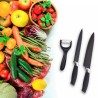 CONJUNTO DE 5 FACAS DE CHEF, AÇO INOXIDÁVEL, CONJUNTO DE 5 FACAS DE CHEF, AÇO INOXIDÁVEL,
