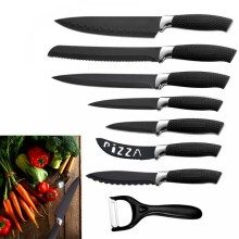 CONJUNTO DE 5 FACAS DE CHEF, AÇO INOXIDÁVEL,