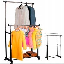 CABIDE COM RODAS DUPLO AJUSTÁVEL COM SAPATEIRA, apenas 24.90 EUR. Frete GRÁTIS 24/48H. ¡Compra o JA!