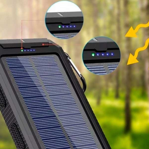 BANCO DE ENERGIA SOLAR COM BÚSSOLA E LANterna, apenas 34.90 EUR. Frete GRÁTIS 24/48H. ¡Compra o JA!