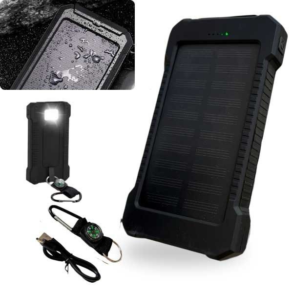 BANCO DE ENERGIA SOLAR COM BÚSSOLA E LANterna, apenas 34.90 EUR. Frete GRÁTIS 24/48H. ¡Compra o JA!