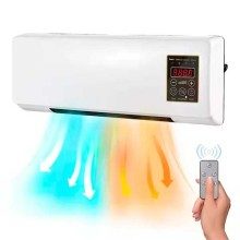 Ar Condicionado Combinado Com Aquecedor De Parede Com Controle Remoto