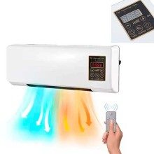 AR CONDICIONADO COMBINADO COM AQUECEDOR DE PAREDE COM CONTROLE REMOTO, apenas 69.90 EUR. Frete GRÁTIS 24/48H. ¡Compra o JA!
