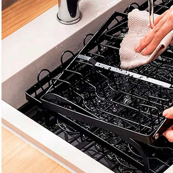 ESCORREDOR DE PRATOS, COPOS E TALHERES DE DOIS NÍVEIS COM BANDEJA, apenas 29.90 EUR. Frete GRÁTIS 24/48H. ¡Compra o JA!