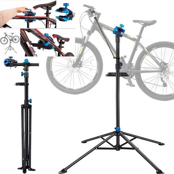 SUPORTE PARA BICICLETA COM MANIVELA REGULÁVEL E PRATELEIRA, apenas 44.90 EUR. Frete GRÁTIS 24/48H. ¡Compra o JA!