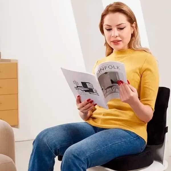 CONJUNTO ERGO COMFORT COM COJIN E SUPORTE LUMBAR, apenas 29.90 EUR. Frete GRÁTIS 24/48H. ¡Compra o JA!